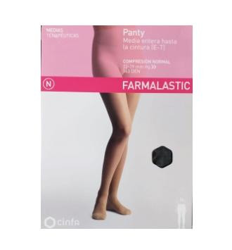 Panty comp normal 140 den farmalastic negro t- peq