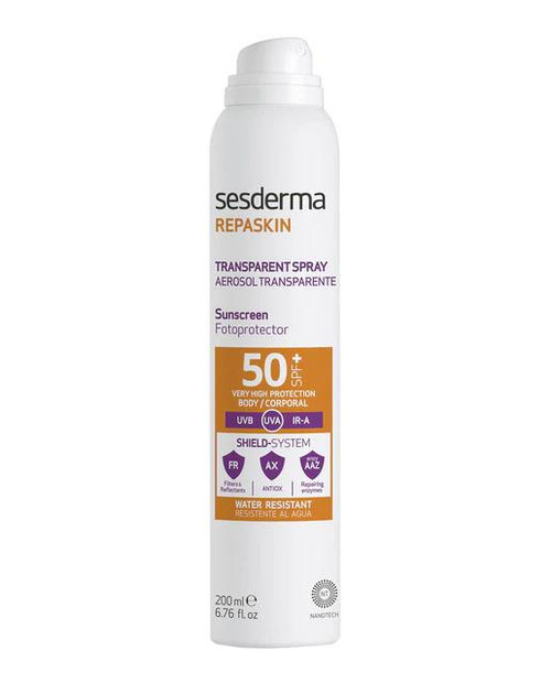 Fotoprotector repaskin aerosol transparente SPF50+ 200 mL sesderma
