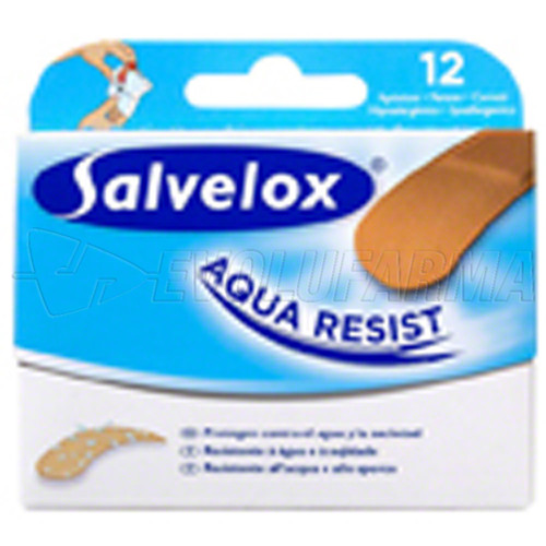 Salvelox aqua resist apósito, 12 unidades