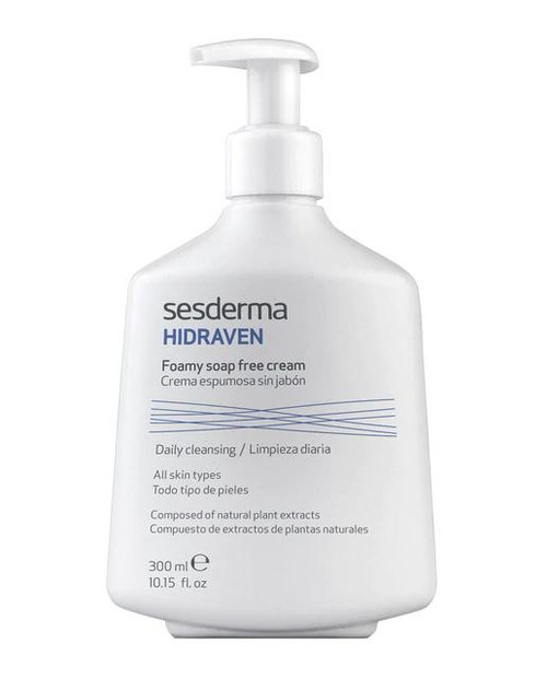 Crema espumosa sin jabón hidraven sesderma