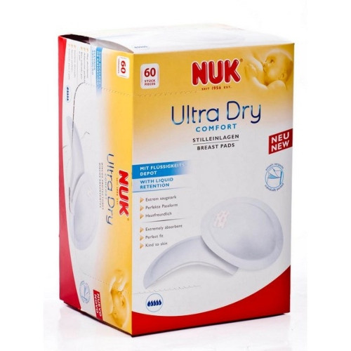 Nuk ultra dry comfort discos de lactancia protectores 60 unidades