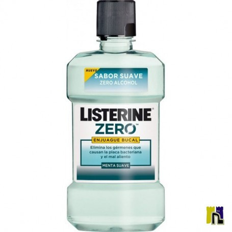 Listerine zero. envase de 500 mL.