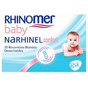 Rhinomer narhinel confort recambios aspirador nasal 20 unidades
