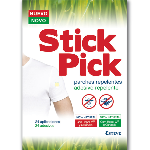 Parches repelente de insectos stick pick 24 UDS