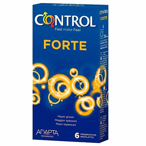 Control adapta forte preservativos, 12 UD