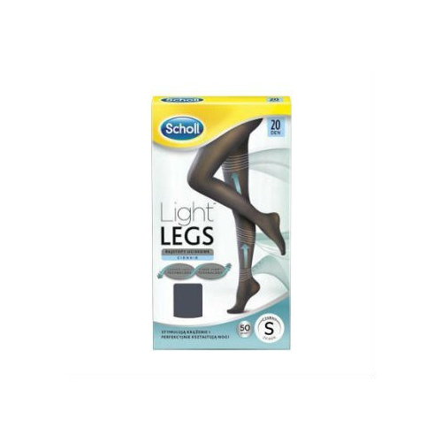 Dr. scholl light legs 20 den talla s-negro