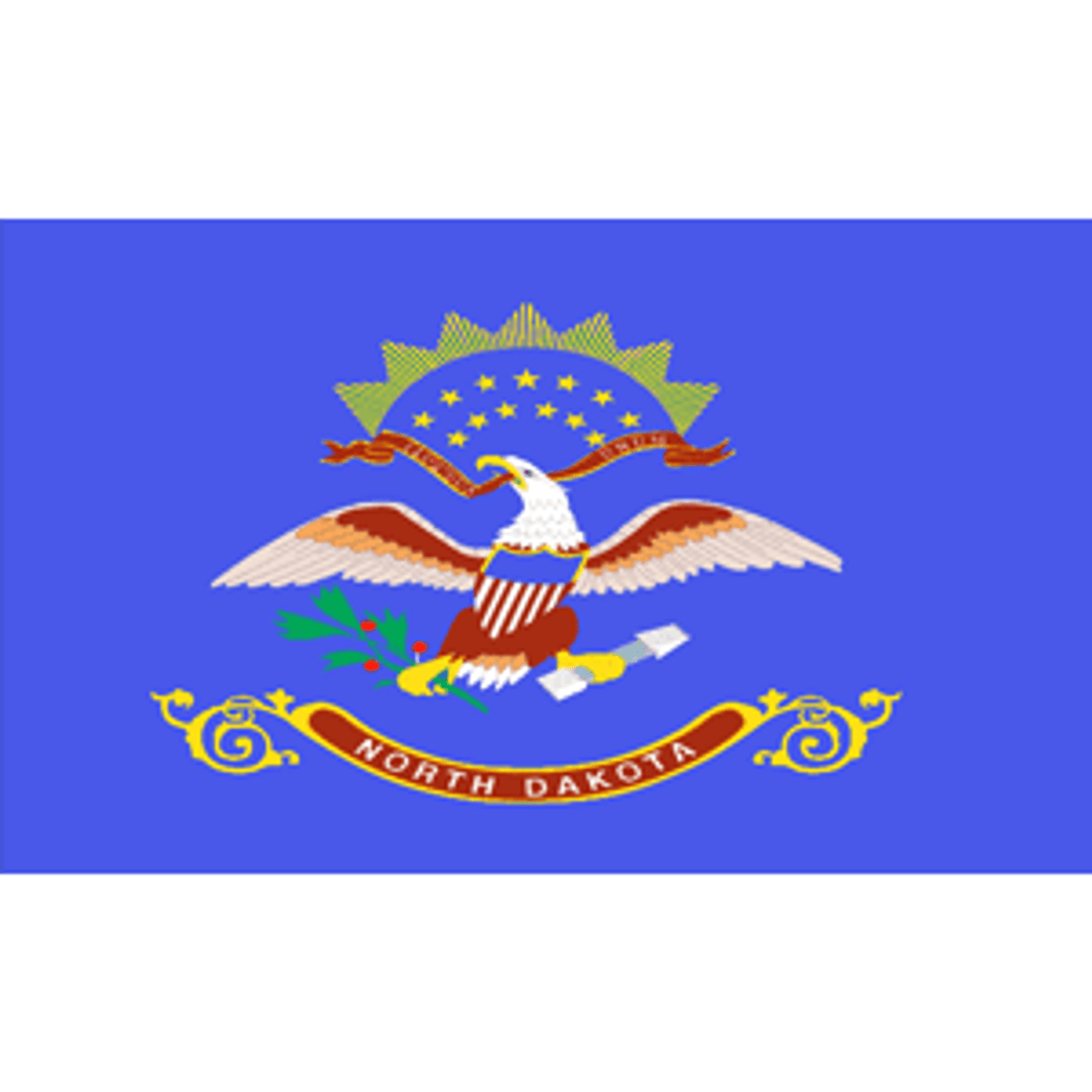 NORTH DAKOTA FLAG 5FT X 3FT