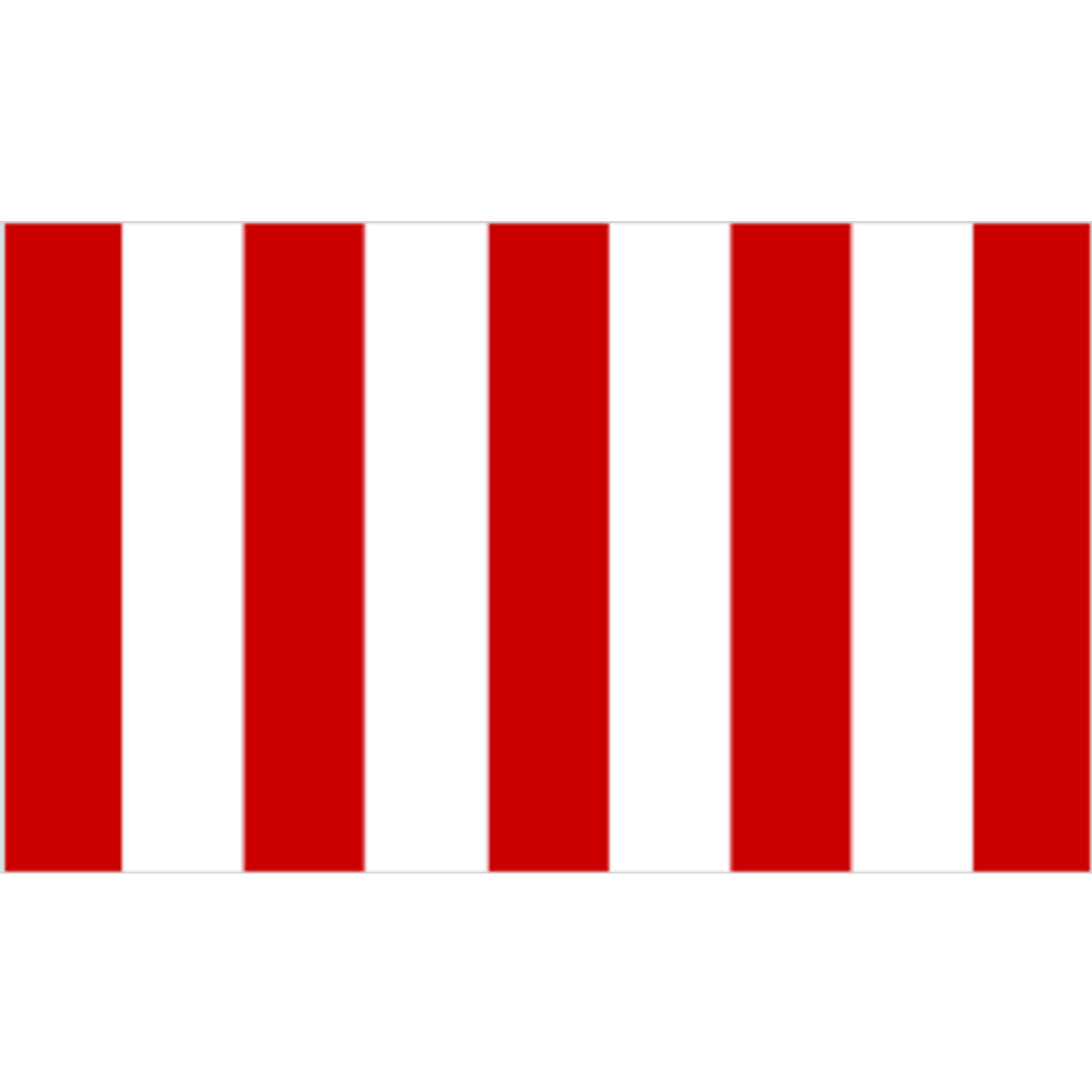 red and white horizontal stripes