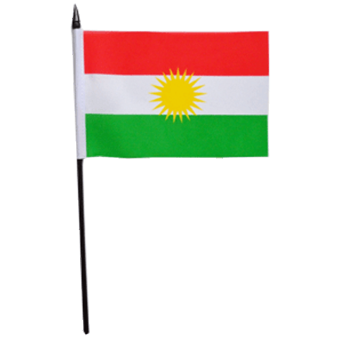 Kurdistan Desk / Table Flag