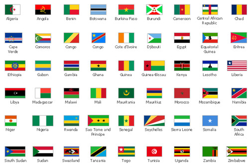 African Nations 54 Flag Pack