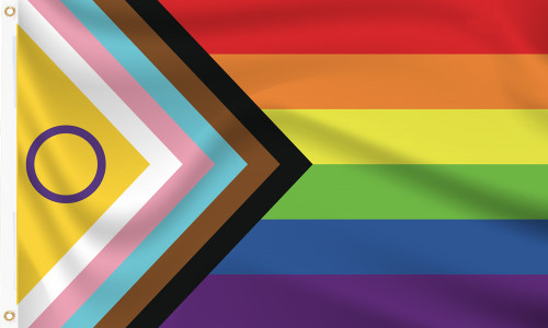 Intersex Progress Rainbow Flag to buy online