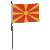 North Macedonia Desk / Table Flag