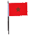 Morocco Desk / Table Flag