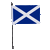 Scotland St Andrew's Cross (Navy Blue) Desk / Table Flag