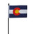 The Colorado Desk / Table Flag in stock to buy now