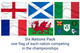 Rugby Six Nations Flag Pack