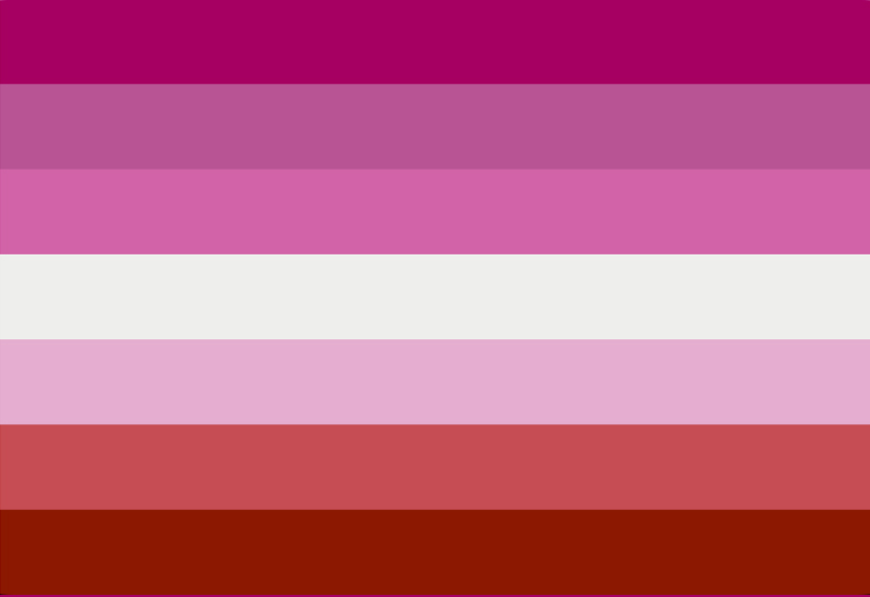 lesbian and gay flag matching