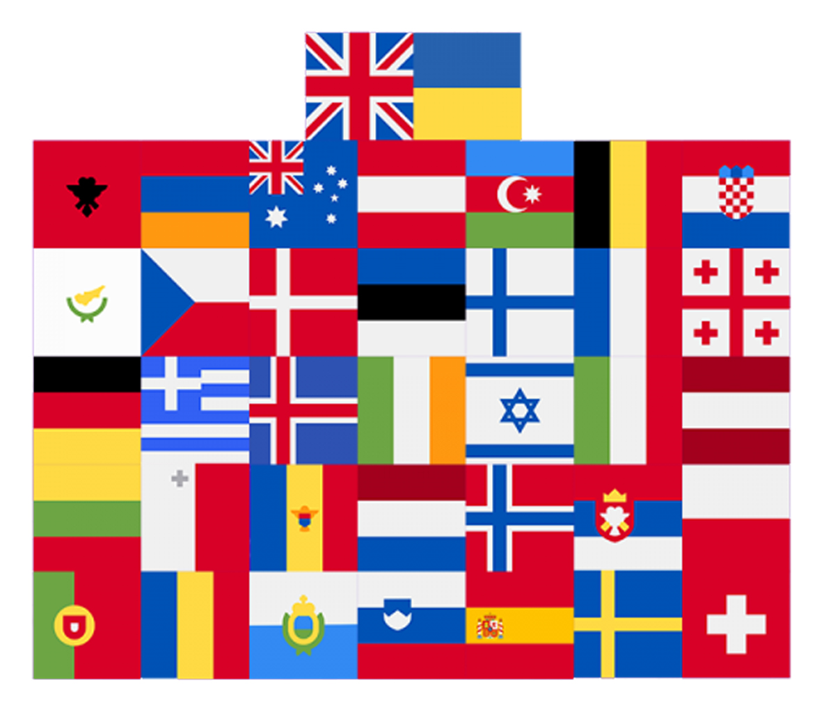 Buy Eurovision Flag and Bunting Party Pack (all 37 competing countries