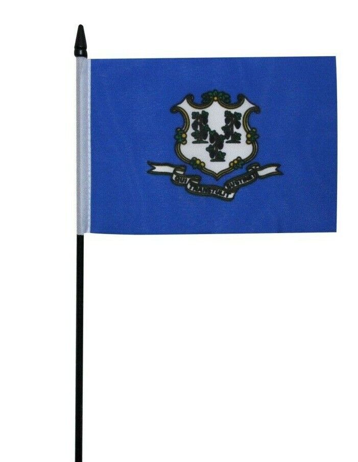 Connecticut Hand Desk Flag | Buy Connecticut Table Flags at Flag and ...