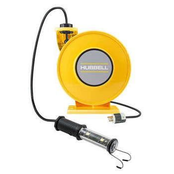 ACA16325-LED
 | Yellow Industrial Reel with LED Lamp, UL Type 1, 25 Ft, #16/3 SJO, 10 A, 250 VAC | Gleason Reel / Hubbell