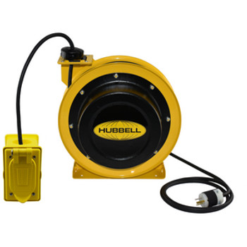 GCC12350-DR 50' 12/3 Industrial Duty Cord Reel w/Dual Receptacle | Gleason Reel - Hubbell GCC12350-DR 50' 12/3 Industrial Duty Cord Reel w/Dual Receptacle | Gleason Reel - Hubbell