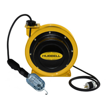 GCC16370-HL 70' 16/3 Industrial Duty Cord Reel w/Incandescent Lamp | Gleason Reel - Hubbell GCC16370-HL 70' 16/3 Industrial Duty Cord Reel w/Incandescent Lamp | Gleason Reel - Hubbell
