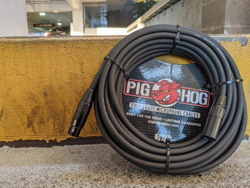 Pig Hog 8mm Mic Cable, 30ft XLR