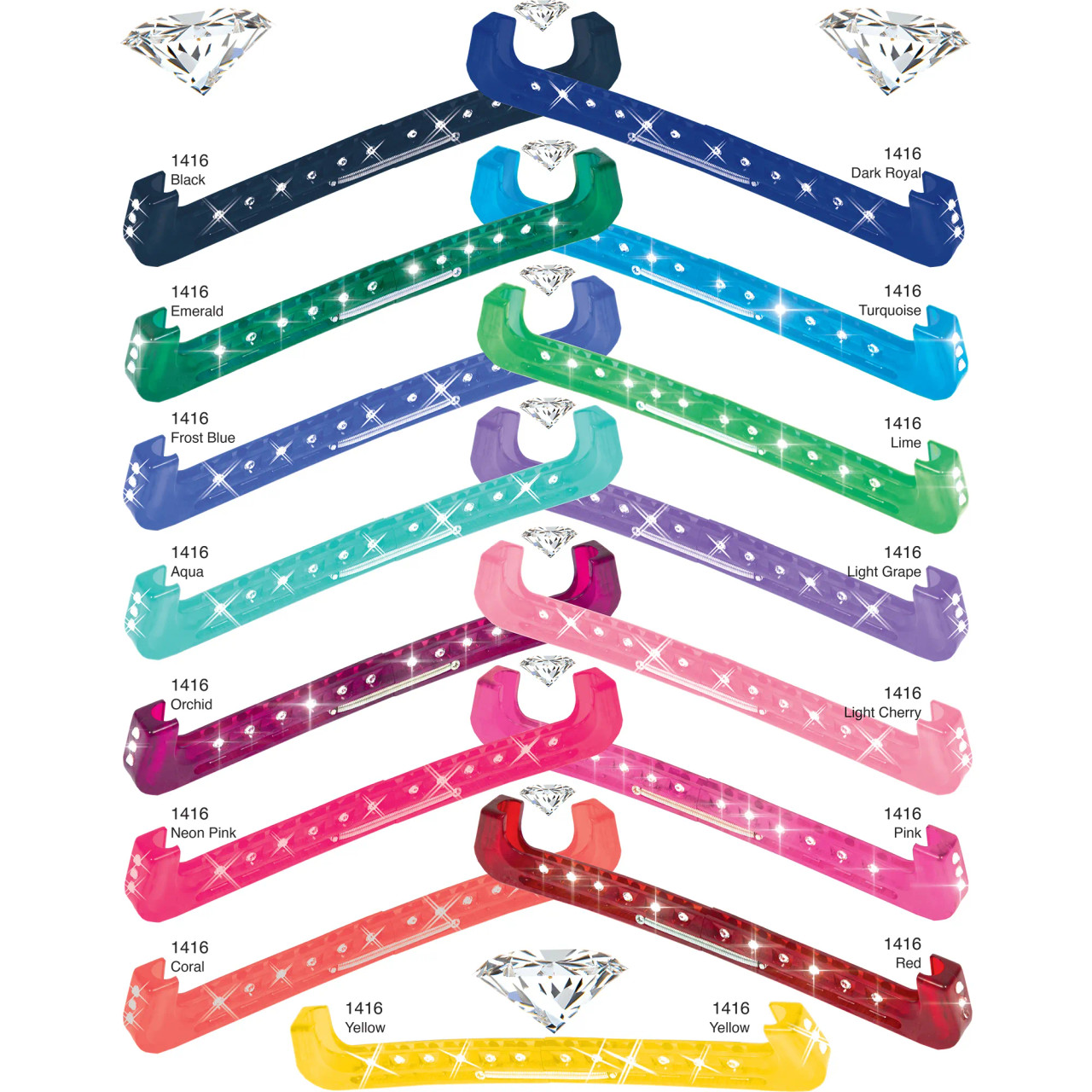 Figure Skate Accessories | Jerry's 1416 Crystal Skate Guards