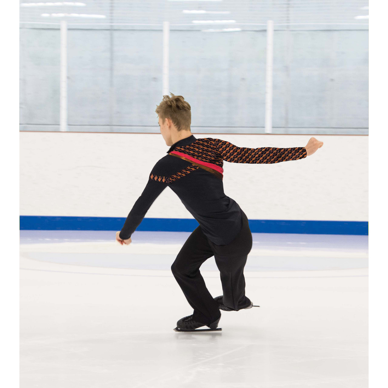 Jerry's S108 Core Ice Marled Figure Skating Legging - Shadow Blue
