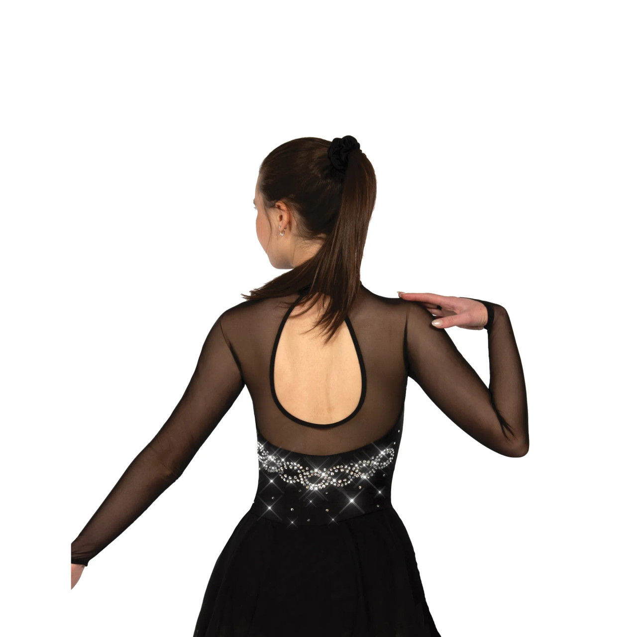 black dance dress The Little Blackout Dress (LBD) – Irish Dance Elegance Womens UK 20/ US 16 main image 0