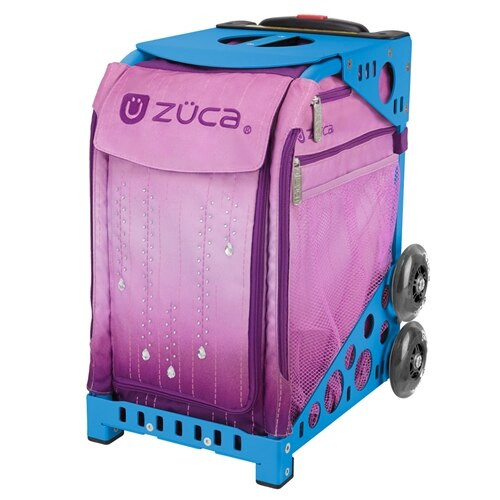 ZÜCA キャリーカート ピンク・青 Zuca Bag|Zuca Velvet Rain|Figure Skating Bag|Discountskatewear.com