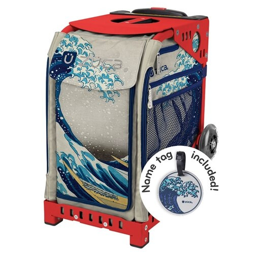 ZÜCA キャリーカート Great Wave サイドバック付　保証書有 Zuca Bag|Zuca Great Wave|Figure Skating Bag|Discountskatewear.com