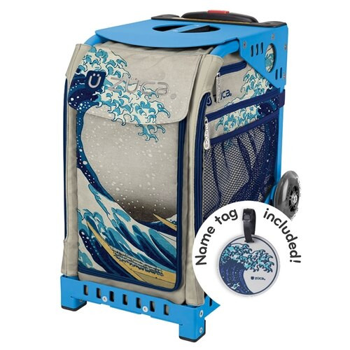 ZÜCA キャリーカート Great Wave サイドバック付　保証書有 Zuca Bag|Zuca Great Wave|Figure Skating Bag|Discountskatewear.com