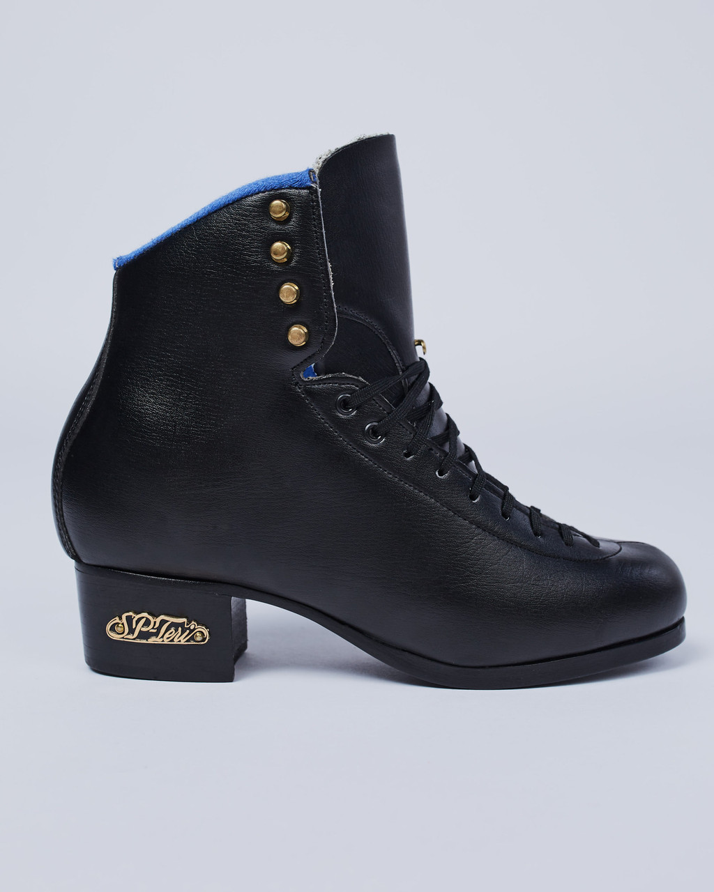 SP Teri Super Figure Skates in black leather with Mk Professional blades Ice Skating Boots SP-Teri - SUPER TERI - Size 5 Adult Only  main image 2