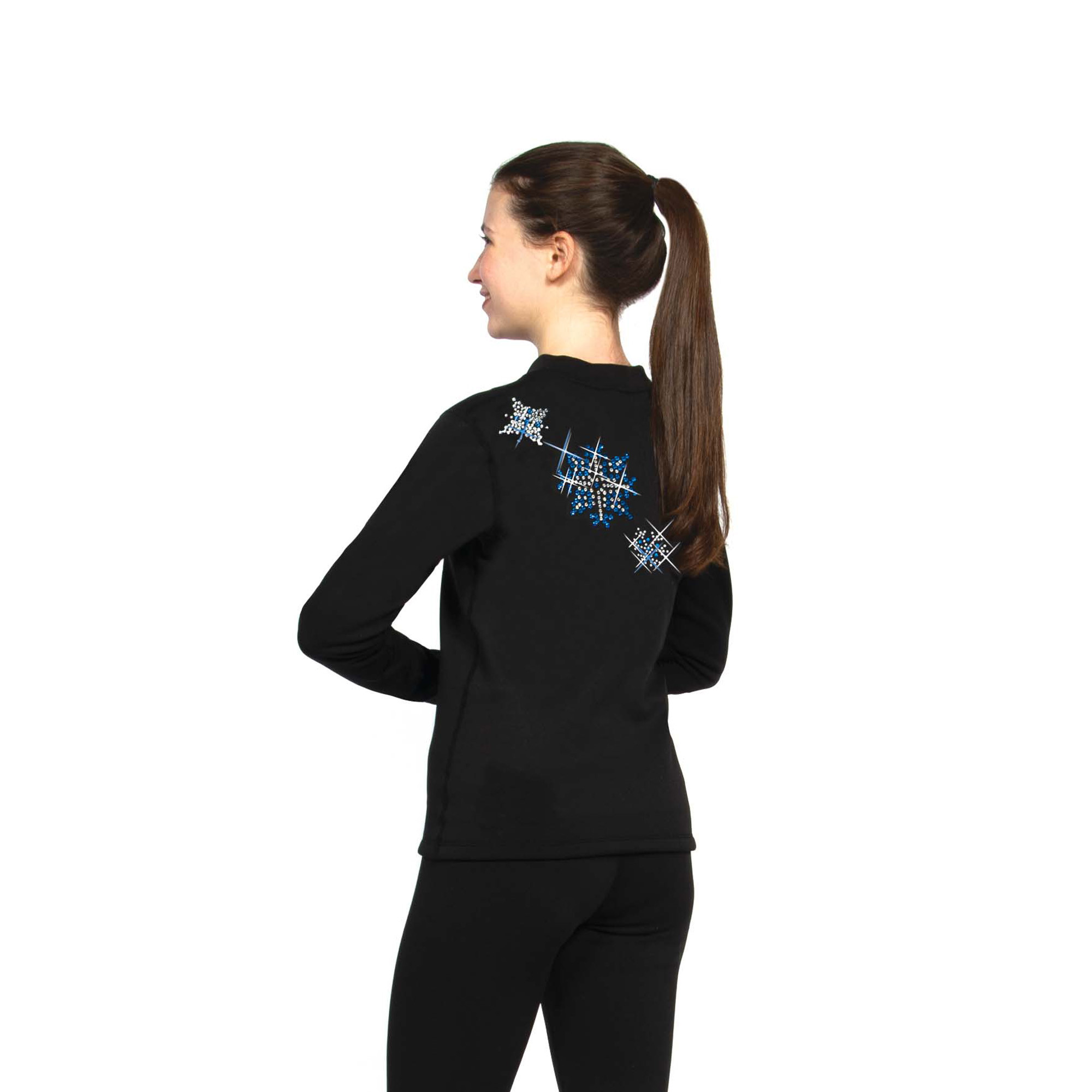 Fuchsia Polar Fleece Ice Skating Pants | Spiral Trousers Practice Leggings Medium 2 thumbnail image