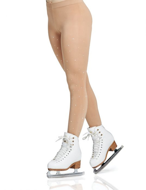 FOOTLESS FIGURE SKATING TIGHTS