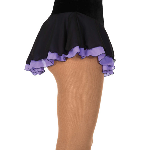 Jerry's 305 Double Georgette Skirt - Black/Purple
