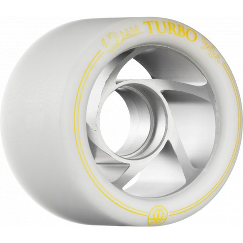 Rollerbones Turbo Wheel Clear Aluminum Hub 62mm 94a 8pk Natural