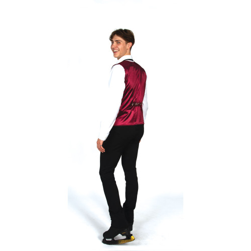 Jerry's 829 Mens Deep Claret Vest