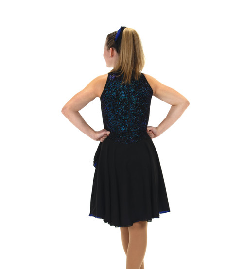 Jerry's 206 The Blues On Black Dance Dress