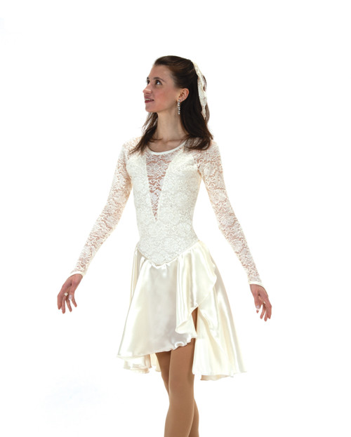 Jerry's 210 Lilt Of Lace Dance Dress – Icy Ivory