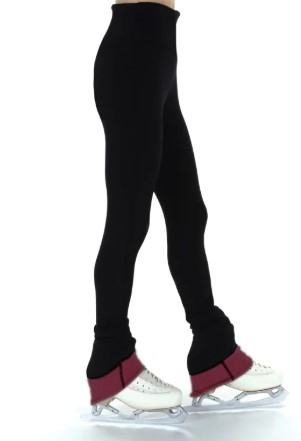 Jerry's 387 High Waist Banded Fleece Leggings –Wine