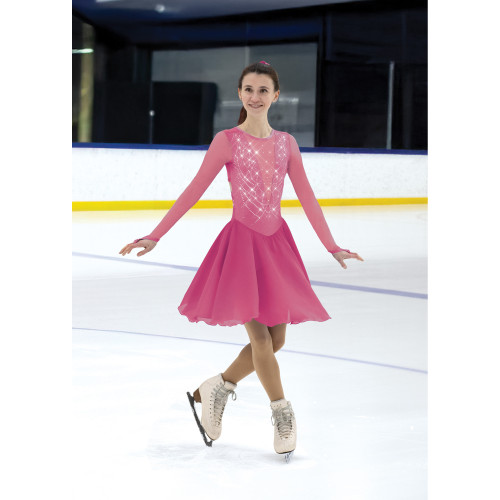 Solitaire Style D26015 Deco Dance Dress- Cherry Pink