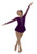 Solitaire Style F22011 Soft Ruched Dress- Plum