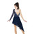 AD107 Angled Indigo Dress