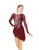 Solitaire Style F25018 Swoosh Dress- Wine