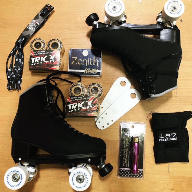 Riedell Zone Roller Skates Quad Outdoor Roller Skates Custom Color