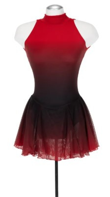 red black ombre dress Red dress fading black