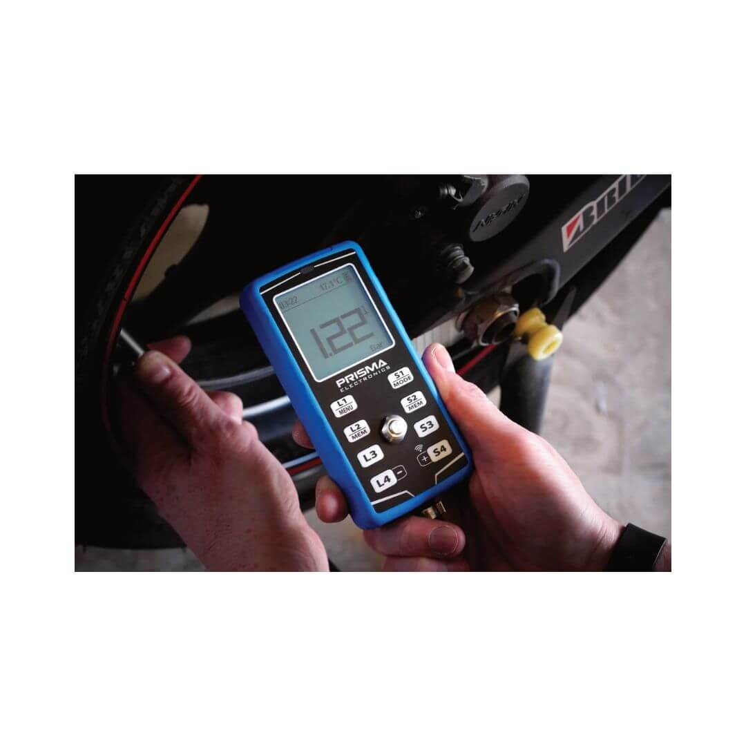 Prisma HPM5 Tire Gauge with Stopwatch | Franklin Kart