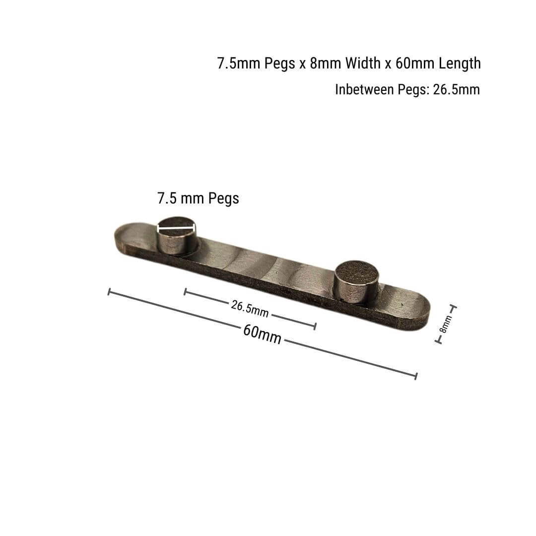 Axle Key - 2 Peg